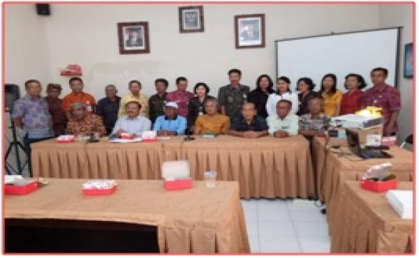 Anggota Kondam Lansia Provinsi dan Kabupaten Bangli.