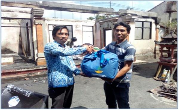 PENYERAHAN BANTUAN DI BR. TEGALLASAH