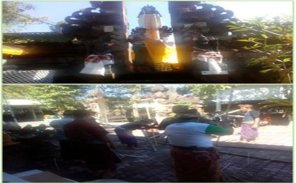 PERSIAPAN ODALAN DI PADMASANA