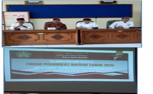 Porum Perangkat Daerah tahun 2020 Dinas Sosial Pemberdayaan Perempuan dan Perlindungan Anak Prov. Ba