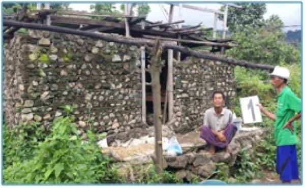 Verifikasi Bedah Rumah   Di Desa Songan A Dsn. Batumeyeh Tahun 2018 